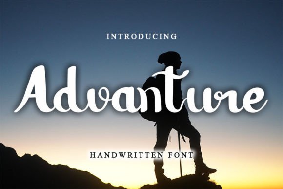 Advanture: A Delicate Script Font for Branding Projects