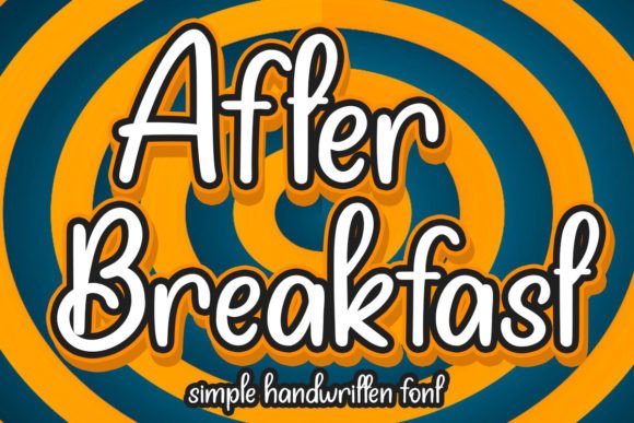 After Breakfast: A Handwritten Typeface for Editorial Warmth