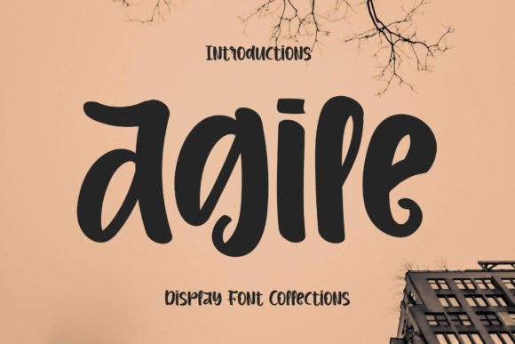 Agile Script Font for Handmade Creations