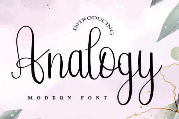Analogy Font for Small Business Branding