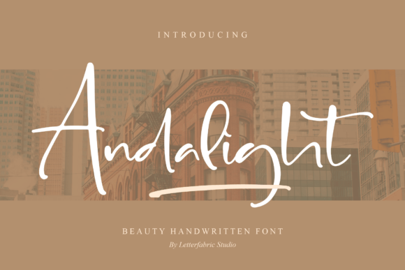 Andalight – A Beautiful Handwritten Font for Creative Projects