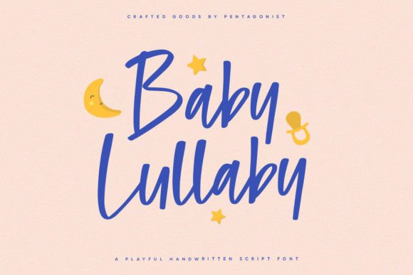 Baby Lullaby Font for Polished Branding