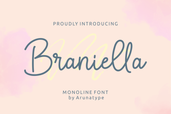 Braniella: A Playful Script Font for Handmade Creations