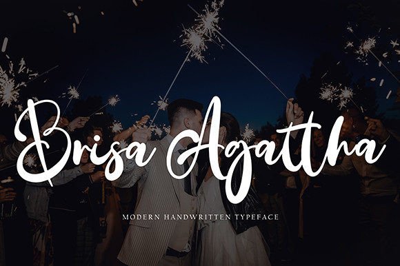 Brisa Agattha: A Script Font That Elevates Branding