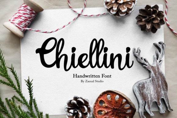 Chiellini: A Handwritten Font for Elegant Editorial Design