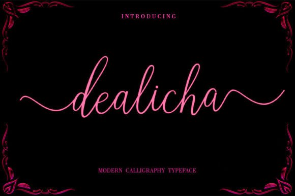 Dealicha Font for Modern Web Design