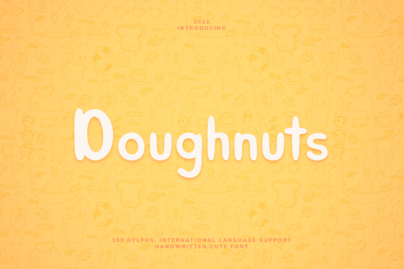 Doughnuts Font for Creative Campaigns