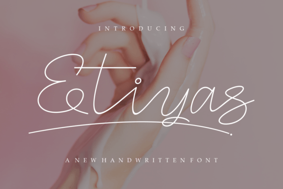 Etiyas: A Modern Script Font for Web Design