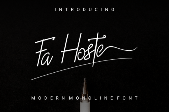 Fahoste Font Review: A Stylish Script for Modern Brand Identity