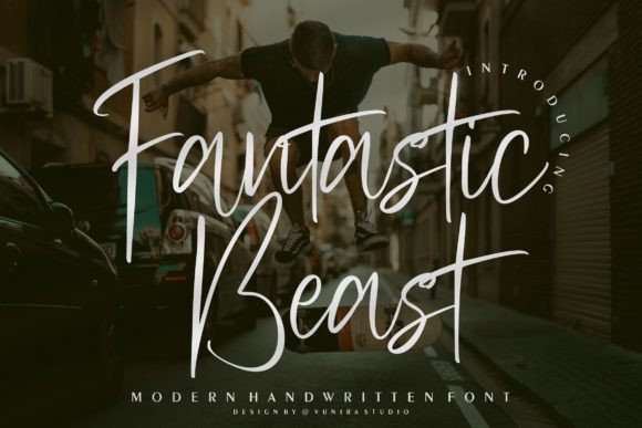 Fantastic Beast Script Font for Handmade Creations