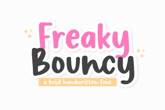 Freaky Bouncy: A Playful Yet Professional Typeface