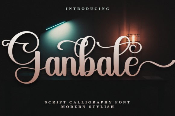 Ganbate Font for Modern Web Design