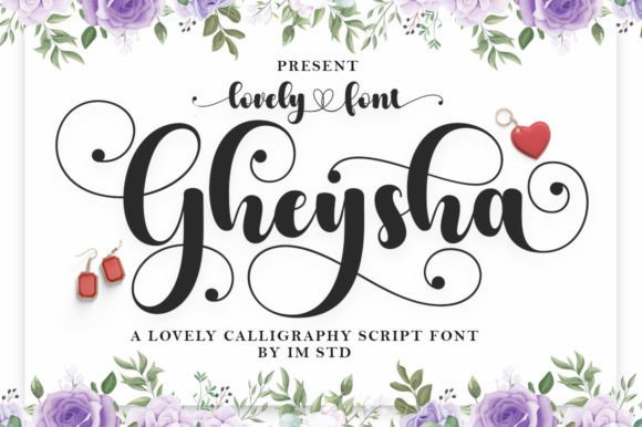 Gheysha: A Handwritten Font for Modern Branding