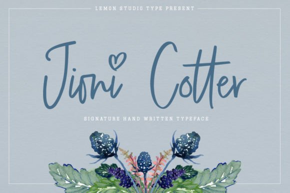 Jioni Cotter Font for Editorial Design