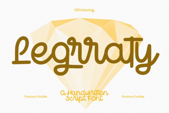 Legrraty: The Retro Script Font for Handmade Labels and Signs