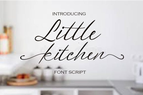 Little Kitchen Font for Handmade Creations