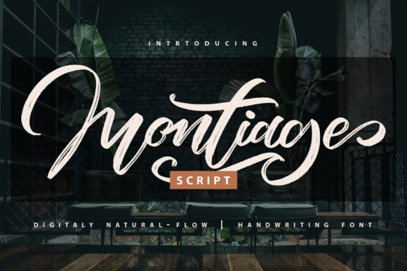 Montiage: A Handwritten Font That Elevates Brand Identity