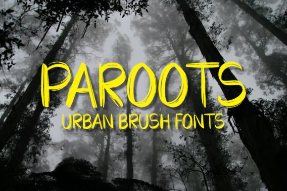 Paroots: A Quirky Urban Font for Editorial Design
