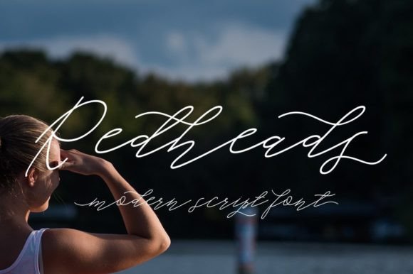 Redheads: A Modern Script Font for Editorial Design