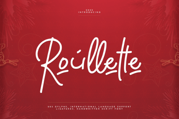 Roullette: A Delicate Script Font for Modern Editorial Design