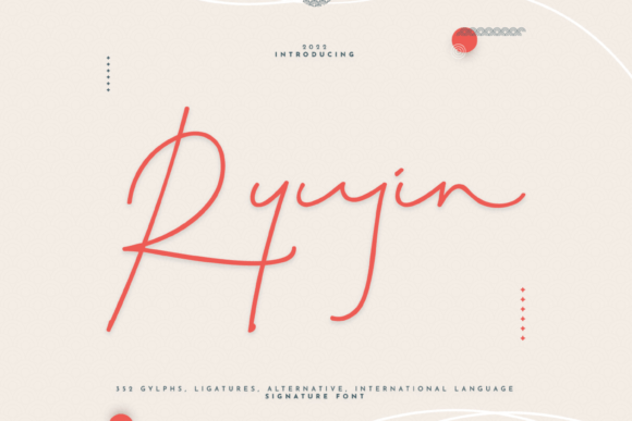 Ryujin: A Delicate Script Font for Elegant Web Design