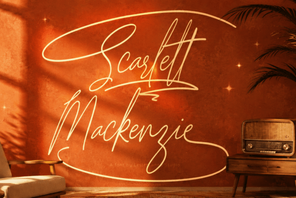 Scarlett Mackenzie: A Sophisticated Script for Modern Branding