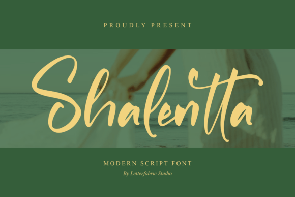 Shalentta – A Modern Script Font for Creative Branding