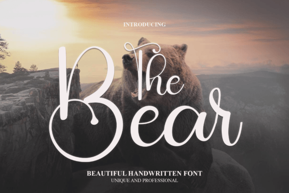 The Bear: The Premium Script Font for Scroll-Stopping Brand Visuals