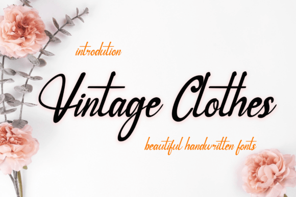 Vintage Clothes: The Perfect Typeface for Your Brand Identity